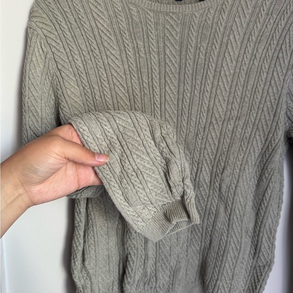 JEANNE PIERRE Cable Knit crewneck - 100% cotton - Picture 2 of 4